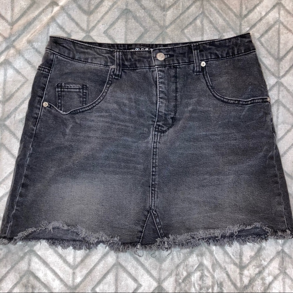 [WILD FABLE] Jean Skirt